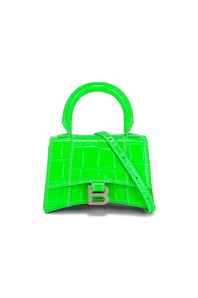 balenciaga neon green bag