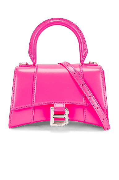 Balenciaga Hourglass Bag Small - Flou Pink 