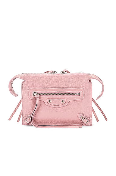 Neo classic leather crossbody bag Balenciaga Pink in Leather - 35902733