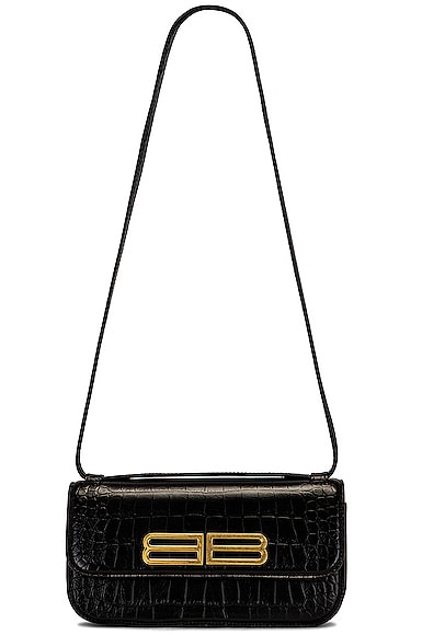 Balenciaga Small Gossip Bag in Black