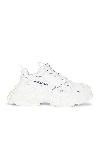 Balenciaga Triple S Sneakers in White