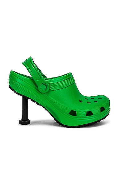 Balenciaga Crocs Madame Mules in Green