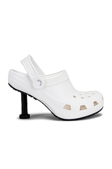 Balenciaga Crocs Madame Mules in White