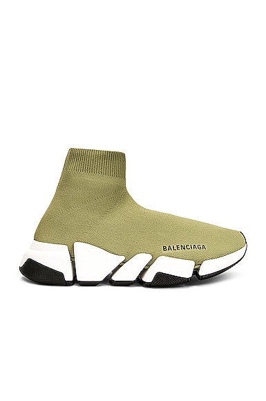 Balenciaga Speed 2.0 LT Sneakers in Olive