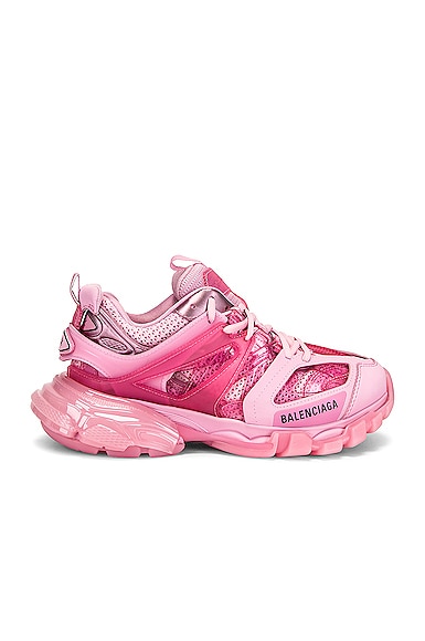 Balenciaga Track Clearsole Sneakers in Pink