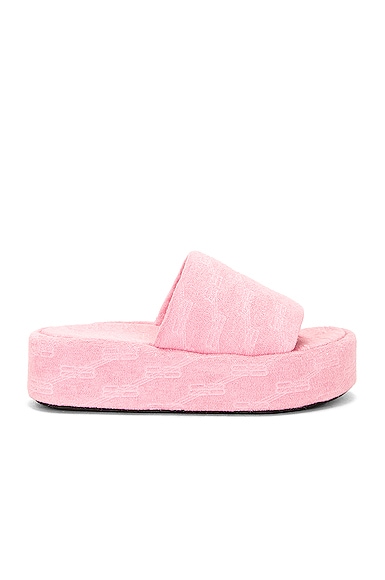 Towel Bb Monogram Rise Slide In Sweet Pink
