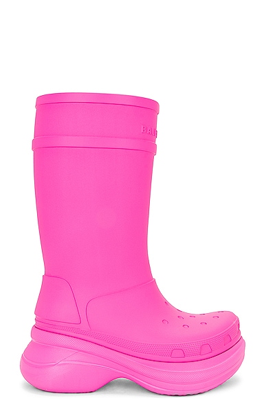 Balenciaga Women's Crocs Boot In Pink