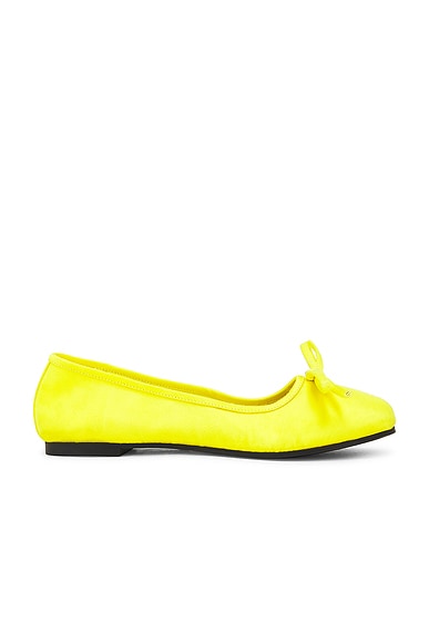 Balenciaga Leopold Flat in Yellow