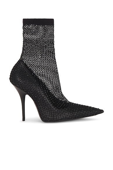 Balenciaga Avenue Net Boot in Black