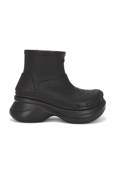 Balenciaga Crocs Bootie in Black