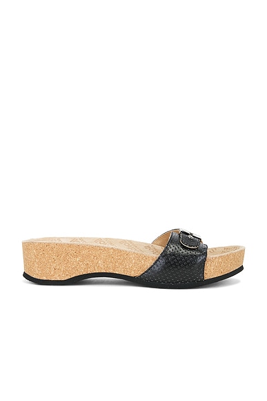 x Scholl Sandal in Black & Silver