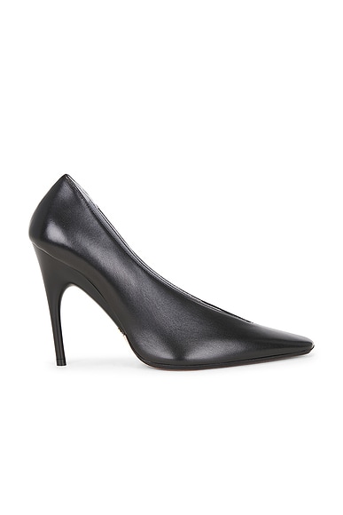 Balenciaga Duchesse Pump in Black & Gold