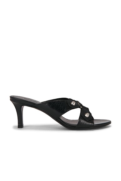 Balenciaga City Sandal in Black