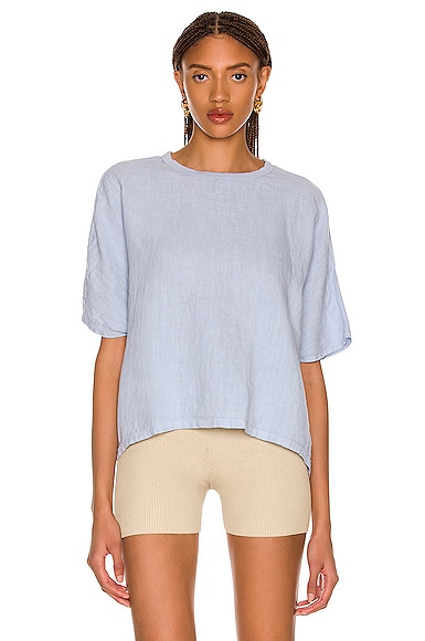 Washed Batwing Contrast Tee