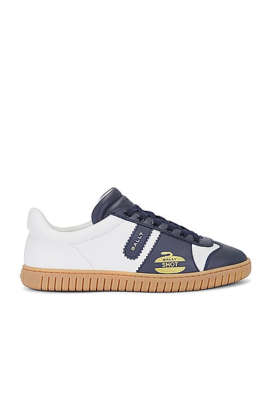 Bally Pargy Sneaker in Midnight & White