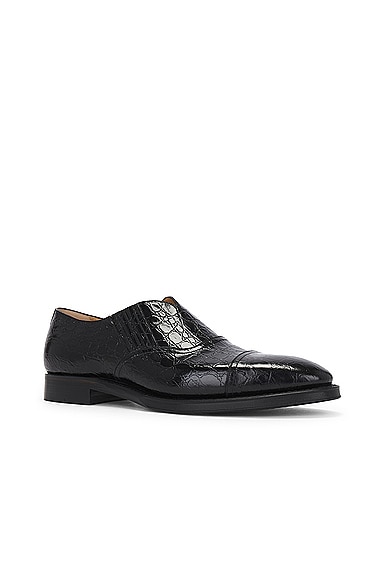 BALLY SAVERY CROCODILE LOAFER