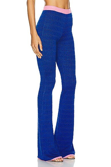 Bally Flared Trousers In Marine