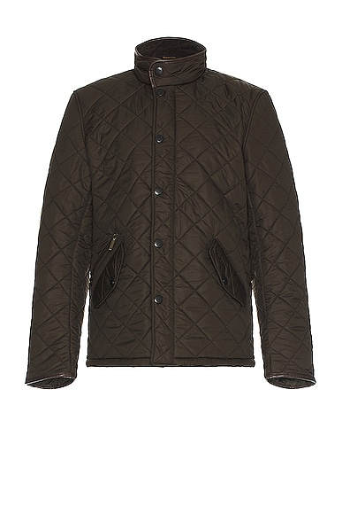 Barbour Powell Quilt Jacket in Green