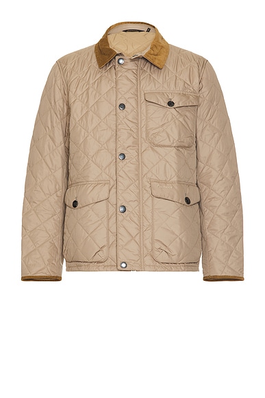 Barbour Hornby Quilted Jacket in Timberwolf