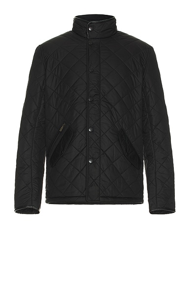 Barbour Powell Quilt Jacket in Black