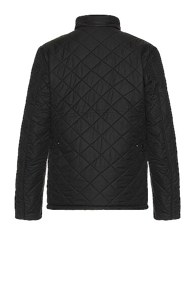 Shop Barbour Powell Quilt Jacket In Black