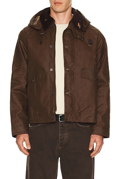 Barbour x Levi's Spey Wax Jacket in Tan