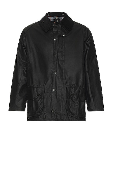 Shop Barbour Beaufort Wax Jacket In Black