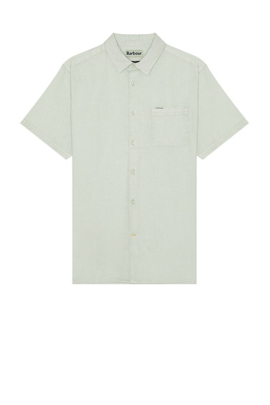 1/40 Linen Open Collar Shirt in Sax – Blue Owl Workshop