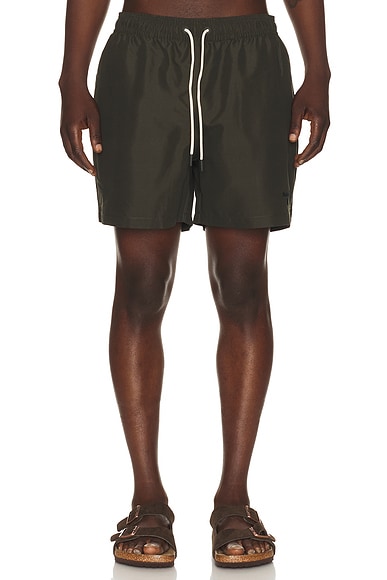 Water Reactive Tartan Swim Short