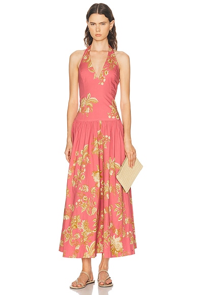 Dani Halter Neck Maxi Dress