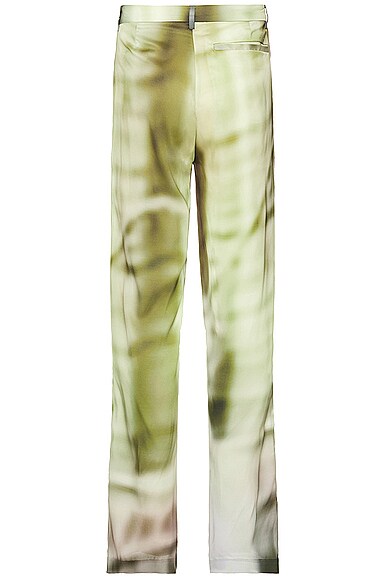 Shop Bianca Saunders News Trousers In Oil News Print