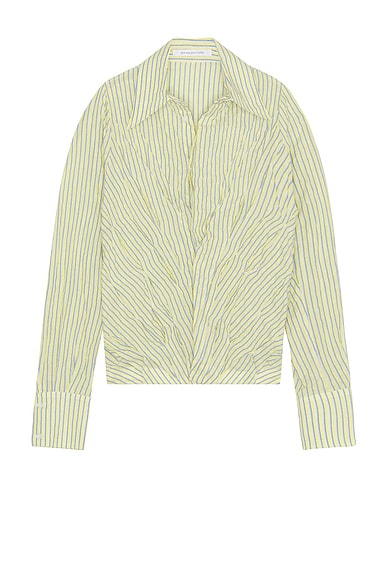 Bianca Saunders Westmore Land Shirt in Lima Bean