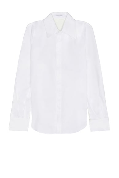 Bianca Saunders Row Back Shirt in White