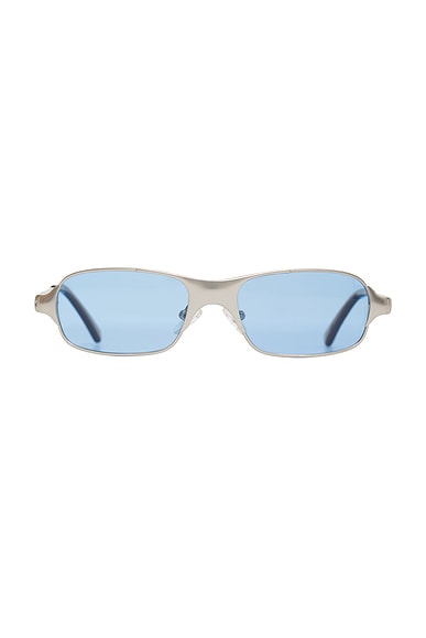 BRU Eyewear Aitken Rectangle Sunglasses in Sky