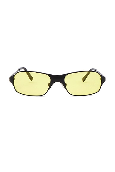 BRU Eyewear Aitken Rectangle Sunglasses in Honey