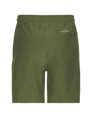 Shop Beyond Yoga Take It Easy Short In Moss Green Heather