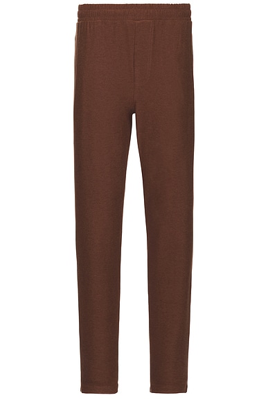 Needles Boot-Cut Track Pant Poly Smooth in Rust | FWRD