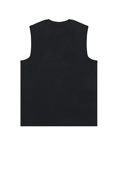 Shop Beyond Yoga Featherweight Freeflo Muscle Tank In Darkest Night