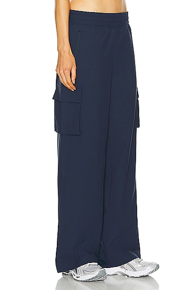 Shop Beyond Yoga City Chic Cargo Pant In Nocturnal Navy
