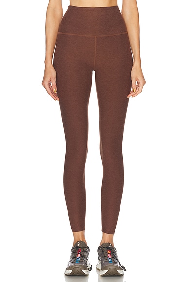 Beyond Yoga Softmark High Waisted Midi Legging in Neutral Snakeskin FWRD