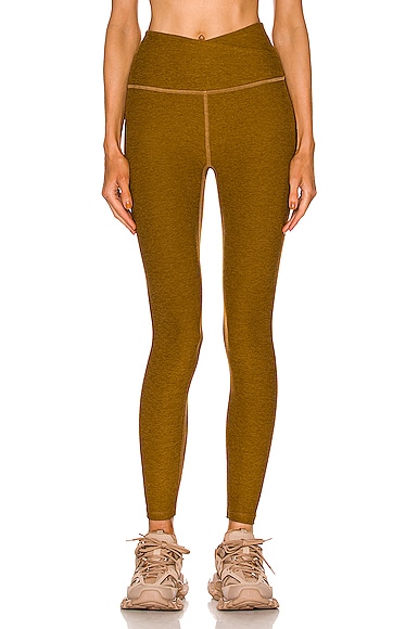 Beyond Yoga At Your Leisure High Waisted Legging in Mustard