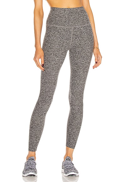Beyond Yoga Spacedye Caught In The Midi High Waisted Legging in Gray
