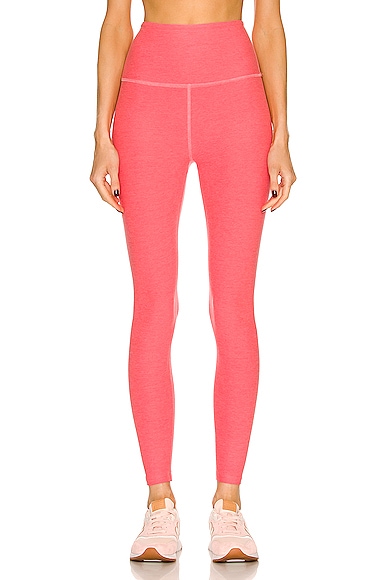 Beyond Yoga Spacedye Caught in the Midi High Waisted Legging in Pink