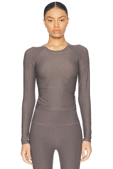 Cotton thermal long sleeve tops best sale