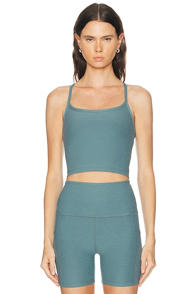 Spacedye Slim Racerback Cropped Top