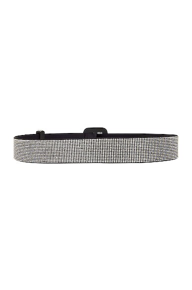 Shop Benedetta Bruzziches Venus Belt The World Is Not Enough In Crystal On Black