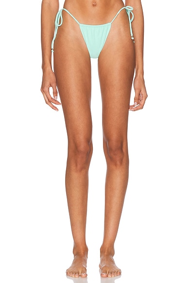 Bananhot Bell Bikini Bottom in Aqua Marine