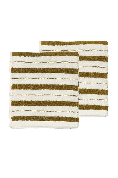 Baina Essential Bathroom Set 13 In Caper & Chalk