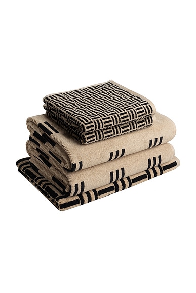 BAINA Essential Set in Sand & Noir
