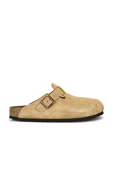 BIRKENSTOCK Boston in Latte Cream